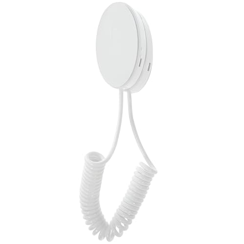 Image of Jeni's Kitchen Magnetic Wall-Mounted Remote Holder with Self-Adhesive Spring Ropes - No Drill, Anti-Lost, Universal Fit for All TV Remotes (4)