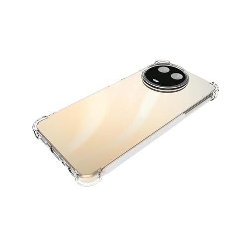 Image of for Realme C67 5G Case,Realme C67 5G Phone Case Clear Transparent Reinforced Corners TPU Shock-Absorption Flexible Cell Phone Cover for Realme C67 5G - Transparent