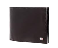 Tommy Hilfiger Men's Eton Mesh Flap Wallet, Brown, One