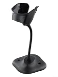 Compatibile con Zebra Symbol DS2208 DS2278 DS4308 DS4608 DS8108 Scanner Stand Braccio Flessibile Nero Grado Industriale ABS Base Acciaio Collo Per Posizionamento Sicuro In Vendita Al Dettaglio E