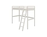 mezzanine blanche pas cher Vente unique Vente-unique Lit Mezzanine Lit Haut Actim 90x190 Blanchi