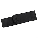 Zilimontt Falda de lluvia de nailon 15D ultraligera impermeable con bolsa de almacenamiento, equipo de lluvia ligero resistente al desgarro para mochileros, camping, senderismo, (negro)