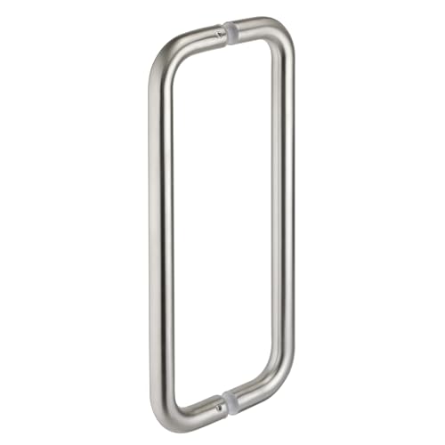 Image of Access Hardware Satin Stainless Steel Back to Back Door Pull Handles - 22mm Diameter - 400mm Centres