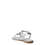 Género: Mujer XTI 48995, Sandalias con Punta Abierta Mujer, Plateado (Plata Plata), 37 EU