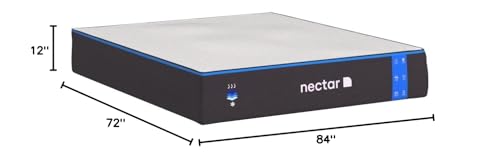 Image of Nectar California King Mattress - 365 Night Home Trial - Gel Memory Foam Mattress - CertiPUR-US Certified Foams - Forever Warranty