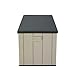 LIFETIME 60254 Heavy-Duty Outdoor Storage Deck Box, 150 Gallon, Desert Sand/Brown