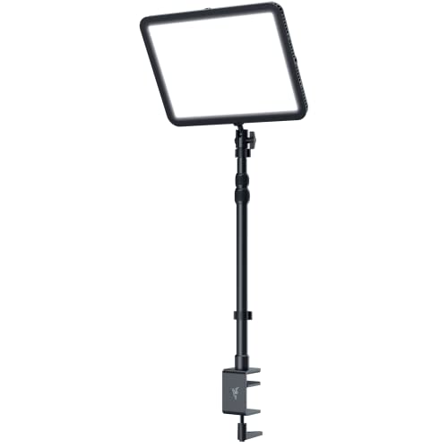 Image of Razer Key Light Chroma, Customizable RGB Light Spectrum, Professional Light | 2800 Lumens, for Streaming, Video Recording / Conferencing on PC, Phone, Control via App, Wi-Fi & Bluetooth, Clamp Mount