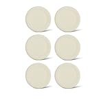Jartastix 60mm Silicone Lids for WECK Jars - Set of 6 - Weck Jar Silicone Lids for Storage - Fits WECK 080, 755, 760, 762, 902, 763, 764, 766, 905, 975, 995 (Beige, 60mm)