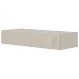 Selsey Veldio - Tavolo da toeletta con cassetto sospeso, 90 cm, colore: grigio beige...