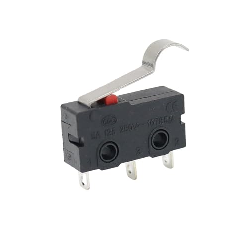 Micro-interrupteur KW12 barre courbée mini fin de course pour modélisme et robotique 10pcs