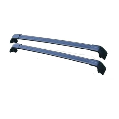 DUDUYANG - achfahrradträger Auto Dachträger Aluminiumlegierung Seitenstange Querträger Karosserie Ladesatz Für Benz Für GLA X156 2013-2019 Relingträger(Schwarz)
