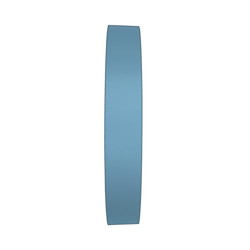 Image of Ajanta Luxury Metallic Blue Wall Clock 10047-12 Inch - Elegant Silent Sweep Quiet Mechanism - Modern Home Decor for Office