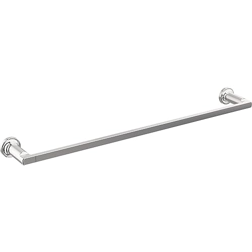 Delta Tetra (1-Pack) 24'' Towel Rack for Bathroom Polished Chrome Towel Bar for Bathroom Wall Towel Holder Rod Wall Mounted 78924
