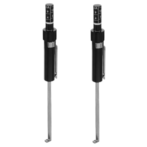 Generic 2PCS Brake Pad Gauge Precision Thickness Measuring Tool for Accurate Brake Pad Wear Detection Essential Automotive Tool for Cars and Mechanics