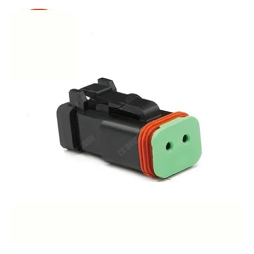 Connecteur électrique étanche DT mâle 2 broches DT06-2S-E005 avec 100 bornes auto