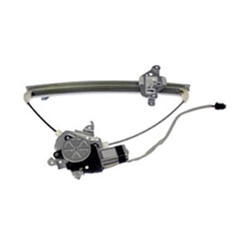 Image of TRQ Rear Passenger Side Power Window Motor and Regulator Assembly Power Compatible with 2005-2015 Nissan Xterra