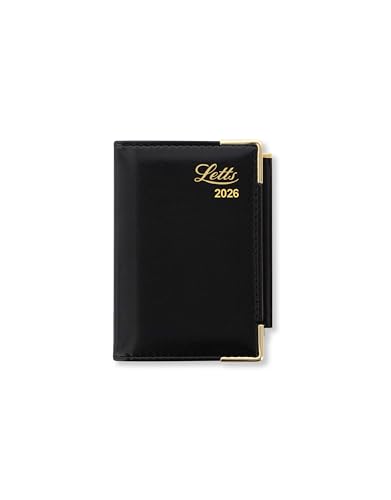 Letts of London Lexicon Mini Pocket week to view 2026 diary - Black 26-TL3EPABK