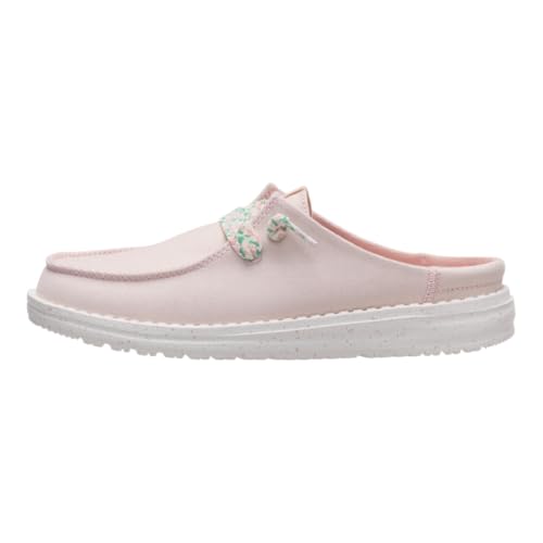 HEYDUDE Women's Wendy Slip Friendship Lace Slip On Mule, Rose Dust, Size 6 - image 1
