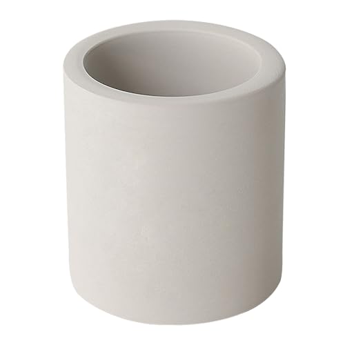 IRETION 歯ブラシスタンド 珪藻土 歯ブラシホルダー 歯ブラシ立て 電動歯ブラシ スタンド ノンアスベスト 吸水 速乾 防カビ おしゃれ Mサイズ (ライトグレー)