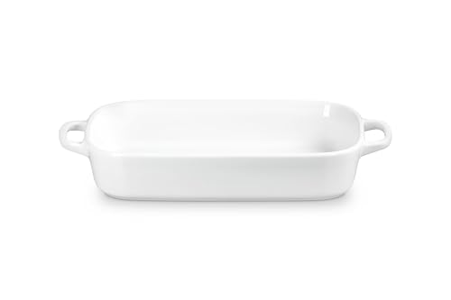 Image of Le Creuset Stoneware Rectangular Dish with Platter Lid, 3 qt., White