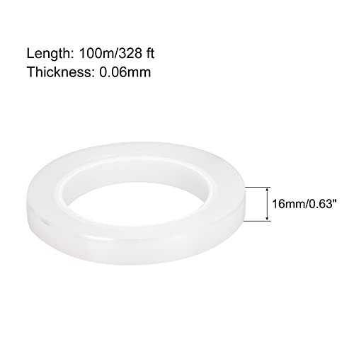 Image of MECCANIXITY Removable Protective Film, 3 /5 Inch x 328 Ft Surface Protective Scratch Film Roll for Furniture, Electrical Appliances, Clear