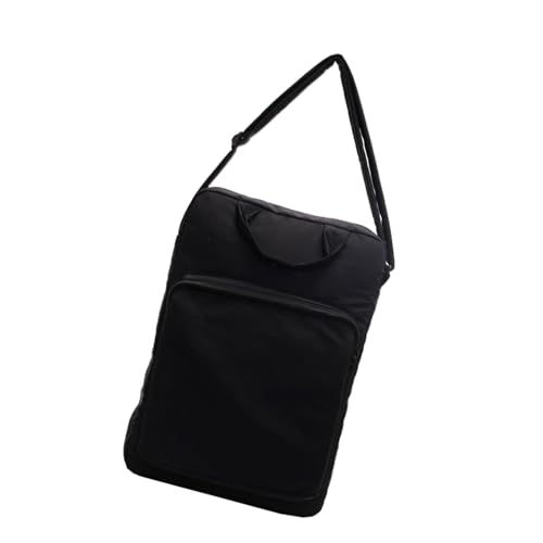 Greabuy Bolsos de hombro para mujer, elegante bolsa de hombro de viaje de nailon para mujer, bolso para tabletas y bolsa de compras esencial para mujer, Black