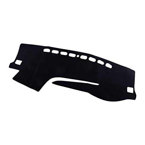 Tapis de tableau de bord Toyota Highlander 2015-2018 noir sur mesure
