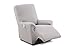 Produktbild Textilhome Relaxsessel Bezug 1-Sitzer Jacquard Stretchhusse für Relaxsessel, Elastischer Relaxsesselbezug & Überzug, Sesselschoner Waschbar, Hellgrau 70100 cm