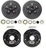LIBRA Trailer 5 on 4.5" B.C. Hub Drum Kits with 10" x2-1/4 Electric Brakes for 3500 Lbs Axle