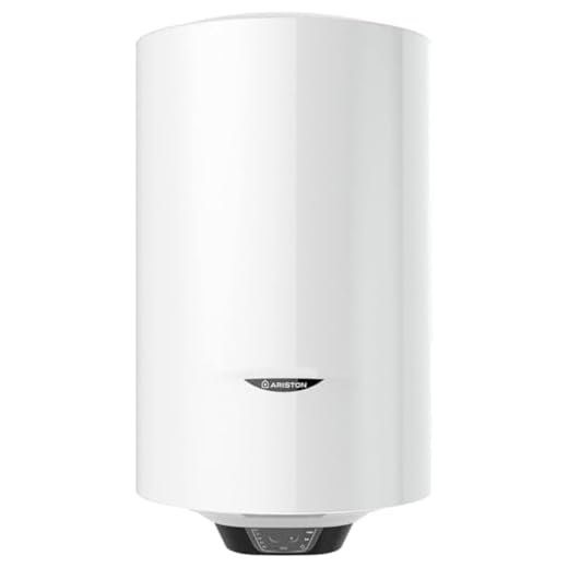 Ariston Pro1 Eco Slim - Termo Eléctrico 50 Litros Bajo Consumo Vertical, Calentador de Agua Eléctrico con Función ECO 37,3x35,3x83,7 cm, Fabricado para Instalación en España, Eficiencia B Rango (A+/F)