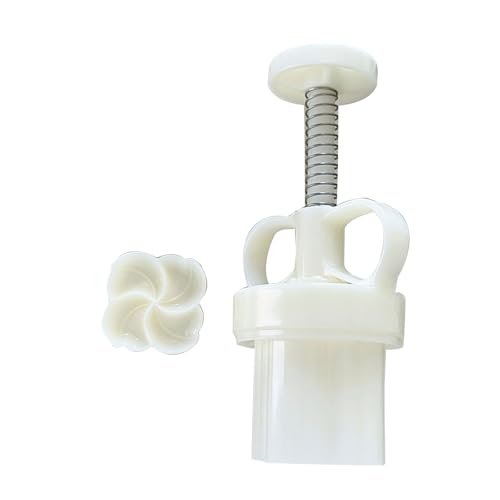 Molde para postres forma flor 3D prensa manual miniatura 6