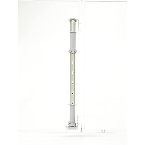 Kesseböhmer 8179450103 Lemans II-Tubo de Eje (720 - 900 mm, Altura Regulable, para Cocina con carrusel, Acero Dorado, Silber Cover