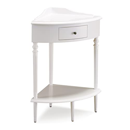 Leick Favorite Finds Corner Stand, Cottage White