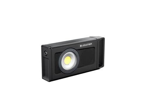 Preisvergleich Produktbild Ledlenser iF4R music LED Baustrahler, aufladbar, kabellos, IP54, 2500 Lumen, Bluetooth Lautsprecher, flexibler Standfuß mit Magnet, Stativhalterung, Arbeitsleuchte, Flutlicht