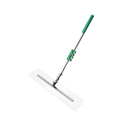 Cazzuola per calcestruzzo rastrello autolivellante in acciaio al manganese, strumento di finitura per cantiere e magazzino, facile da installare