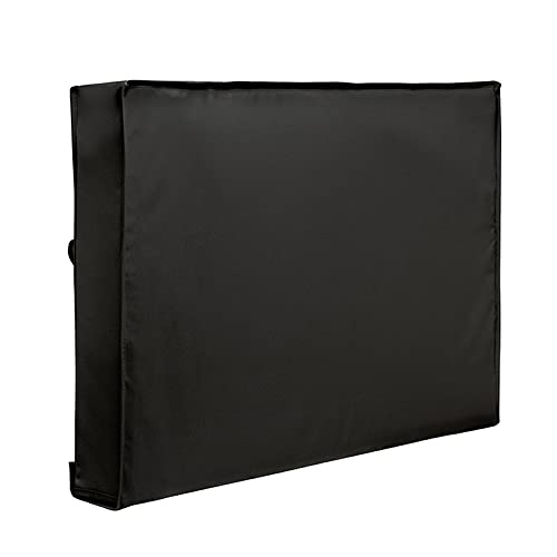 Housse de protection imperméable pour écran plat de 22 à 178 cm, housse de protection contre la poussière et la poussière,Bordure noire,55.9 à 61 cm Cover