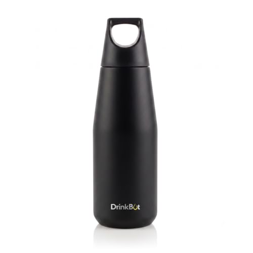 Image of Myst - Double Wall Stainless Steel Water Bottle | Vacuum Insulated | Hot & Cold | Leakproof & Durable | (Black, 580 ml)