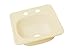 Lippert 209356 Better Bath 15" x 15" Square Galley/Kitchen Sink Parchment