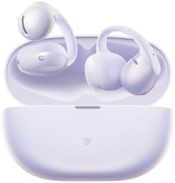SHOKZ OpenDots Air Open-Ear Clip-On-Kopfhörer, 6, 3 g, Morgenlila | Bluetooth 6.1, 36 Std. Akku, IP55, Deep Bass, klare Anrufe, sicherer Sitz, Arbeit und Sport