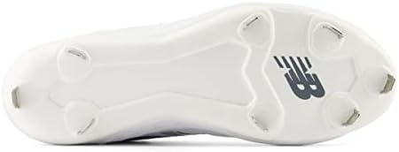 New Balance Men's Fresh Foam X 3000 V6 Metal Baseball Shoe, White/White, 8.5 | Image 2