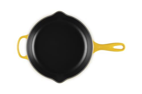 Image of Le Creuset Enameled Cast Iron Signature Round Skillet, 10.25 inch, Nectar