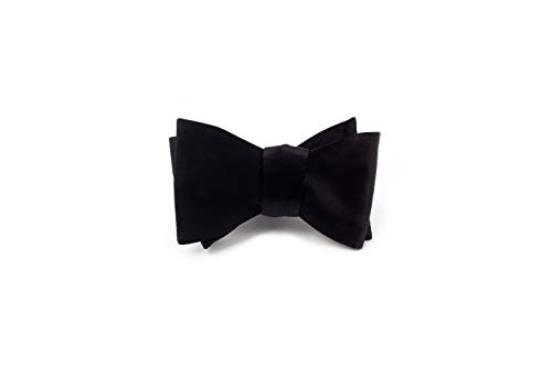 Nv Holders: Men's Premium 100% Silk Cummerbund, Bow Tie, Handkerchief - Black Tuxedo Set (Black) #TOP5