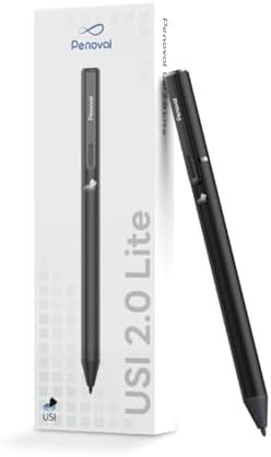Penoval USI 2.0 Lite Stylus Pen for Some Chromebook Model, 4096 Levels Pressure & Smooth Writing Compatible with Google Pixel Tablet, Amazon Fire Max 11, ASUS Flip CX5/CM3, Lenovo Duet and More