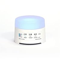 A【日本精機】 CO2Lamp CO2センサー 白 二酸化炭素測定器・濃度計・検 日本精機】CO2Lamp CO2センサー 白 高精度