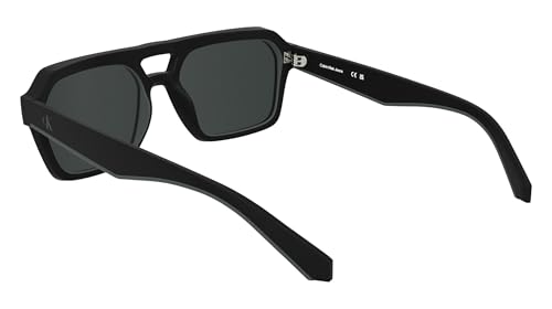 CALVIN KLEIN JEANS Men's CKJ25603S Rectangular Sunglasses, Matte Black, One Size4