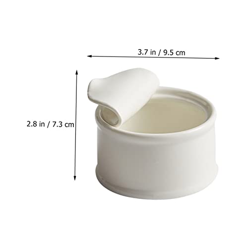PRETYZOOM Oven Safe Bowl Set Ceramic Baking Bowls for Pudding Charcuterie Heat Conductive