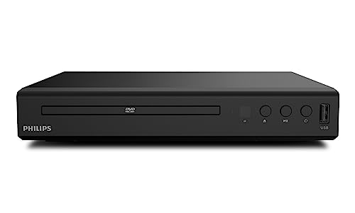 Philips Lecteur DVD TAEP200/20 - Modèle 2021 - Pour presque tous les formats de disques - USB Media Link - Noir