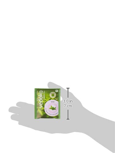 Image of Amazon Brand - Vedaka Green Tea, Tulsi, 25 Tea Bags