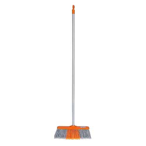 Delcasa Floor Broom With Strong Long Handle Upright Long Handle Sweeping Broom With Stiff Bristles Multipurpose Cleaning Tool Perfect For Home Or Office Use Ideal For All Sweeping Cleaning Job