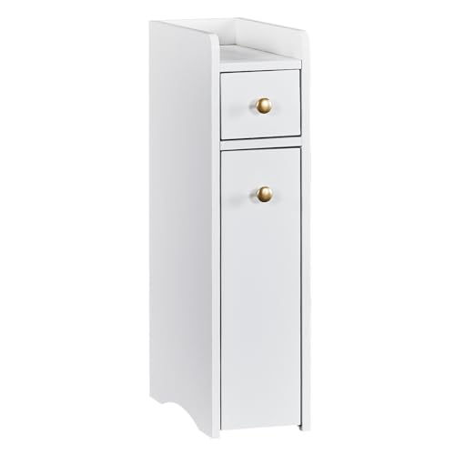 VINGLI Slim Bathroom Storage Cabinet, Narrow Storage Organizer with...